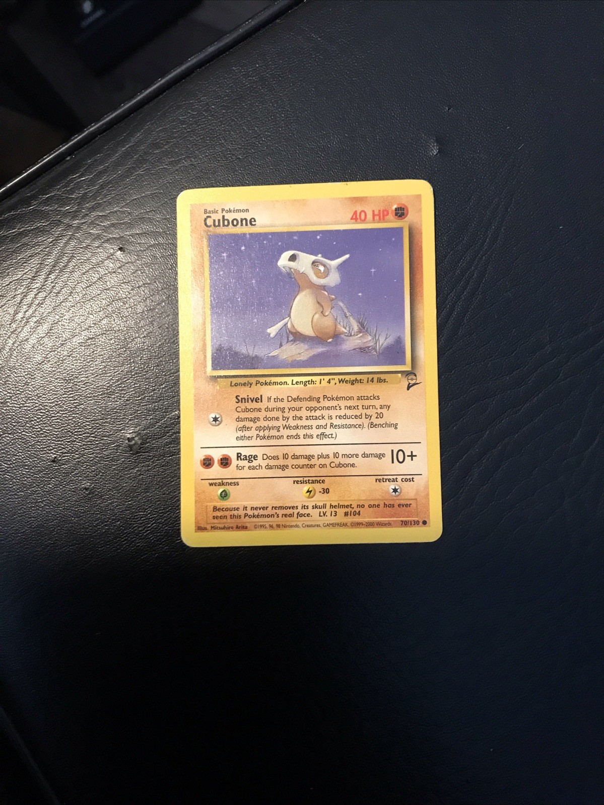 CUBONE - 70/130 - Base Set 2 - Pokemon Card - NM-LP