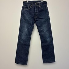 Sugar Cane W32 Lot 724 Selvedge Straight Denim Jeans Blue Made In Japan