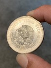 1948 Mo Mexico 5 Pesos Silver coin 0.900 Fine Cuauhtemoc unc — photo 6