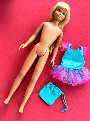 Vintage 1970s Mattel Barbie Malibu Skipper Doll Blonde Blue Eyes 9'' Nude 1069