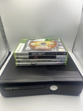 Xbox 360 S Console with controller and 5 games fast shipping ✅ no HDD