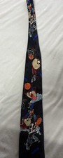 Vintage Looney Tunes Kids TIE Mania Warner Brothers TAZ Basketball