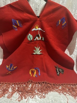 Children Poncho Embroidered 