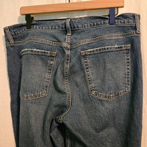 Old Navy jeans womens 14P mid-rise boyfriend loose distressed casual - Picture 7 of 8