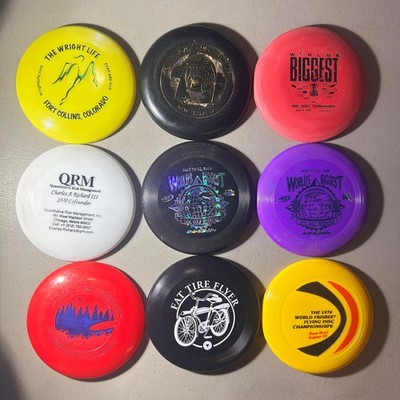 Assorted 9-Pack of Various Manufacturers Disc Golf Marker Minis