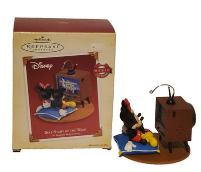 HALLMARK KEEPSAKE DISNEY BEST NIGHT OF THE WEEK 2005 ORNAMENT NIB