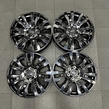 NISSAN TITAN XD 20" SMOKED PVD CHROME FACTORY OEM RIMS WHEELS 62728 2016 - 2020
