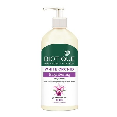Biotique White Orchid Brightening Body Lotion 300ml Glowing Skin Tan Removal