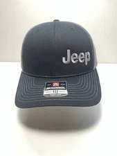 Jeep Logo Cap Emblem Wrangler Grand Cherokee Off Road Embroidered Hat Truck SUV