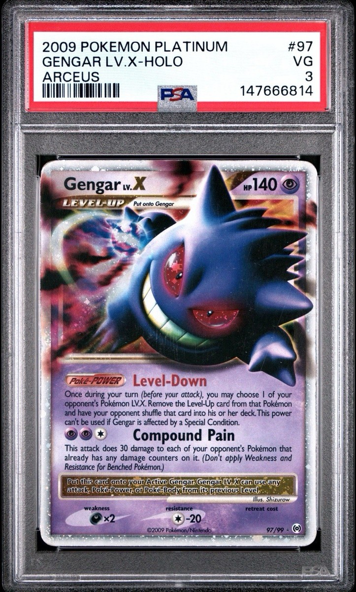 Gengar Lv.X 97/99 Arceus Holo for sale online | eBay