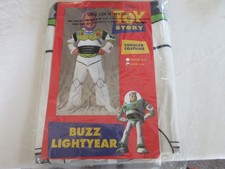 1996 Disney Pixar Buzz Lightyear Toy Story Costume Kids Small 4-6 Halloween NOS