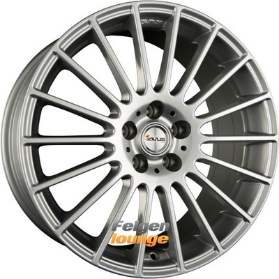 4x AVUS Racing AC-M03 Hyper Silver 7,5x17 ET40 5x114,3