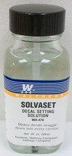 Walthers 904-470 Solvaset Decal Setting Solvent 2 Oz. 59 Ml. Bottle 10