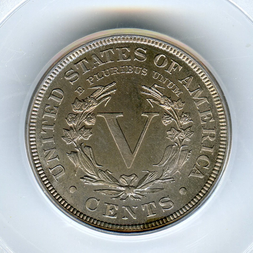 Proof 65 - RARE - 1892 PROOF Liberty "V" Nickel 5¢ / PCGS (old green label) PR65 - Image 4 of 4