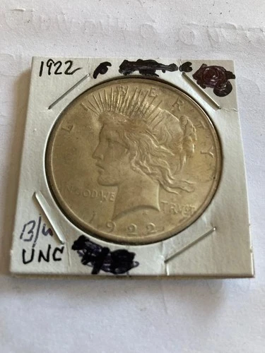 1922 Silver Peace Dollar BU