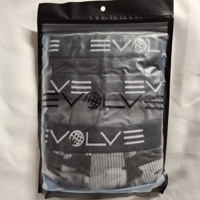 2(x)ist Evolve Micro 3 Pk Boxer Brief 6'' Inseam Black/ Lead/ Tech Camo Grey L