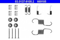 ZubehöRsatz Bremsbacken ATE 03.0137-9105.2 FüR 300 Delica Mitsubishi Pajero L200