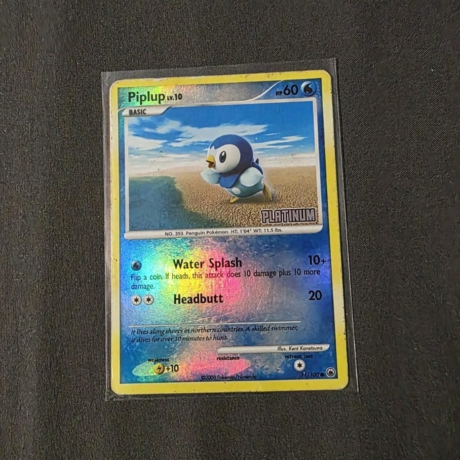 Piplup 71/100 Majestic Dawn Reverse Holo [Platinum Stamped]
