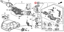 New Genuine Honda Blank Key OE 35114S9AA01