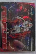 2025 Panini Prizm Draft Picks - Fearless Emeka Egbuka #F-EEA Red Ice Prizm (RC)