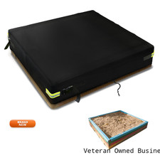 Uquuxstar Square Sandbox Cover Waterproof 600D Oxford Cloth Pvc Coating