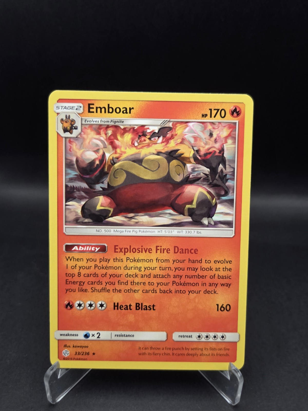 Emboar 33/236 Sm-Cosmic Eclipse Regular