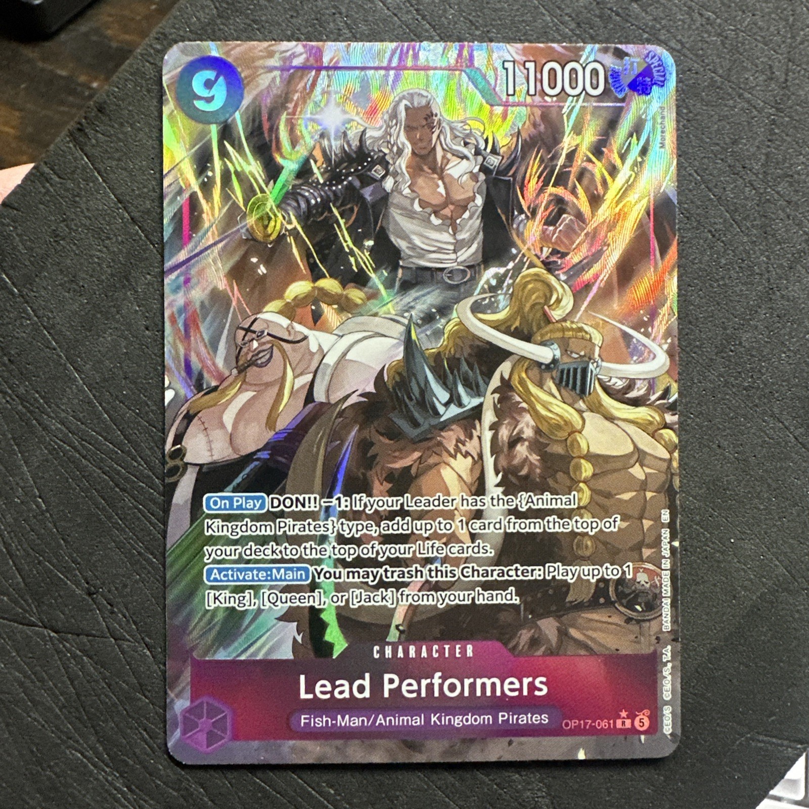 Lead Performers (Alternate Art) OP17-061 The World's Strongest Warriors Foil