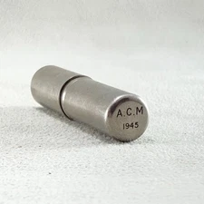 WWII Era German Soldier Pocket Petrol Lighter, A.C.M. 1945 / Colibri UL – Tested