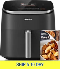 COSORI Air Fryer 9-in-1, Compact & Large 6-Qt, Fast Turbo Modes, 90–450°F Precis