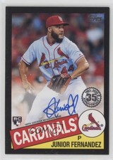 2020 Topps 1985 Topps Baseball Black 44/198 Junior Fernandez #85A-JFE Auto 1v7