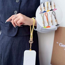 Silicone Phone Lanyard Colorful Wrist Strap for Phones Bags Keychain Anti-Theft