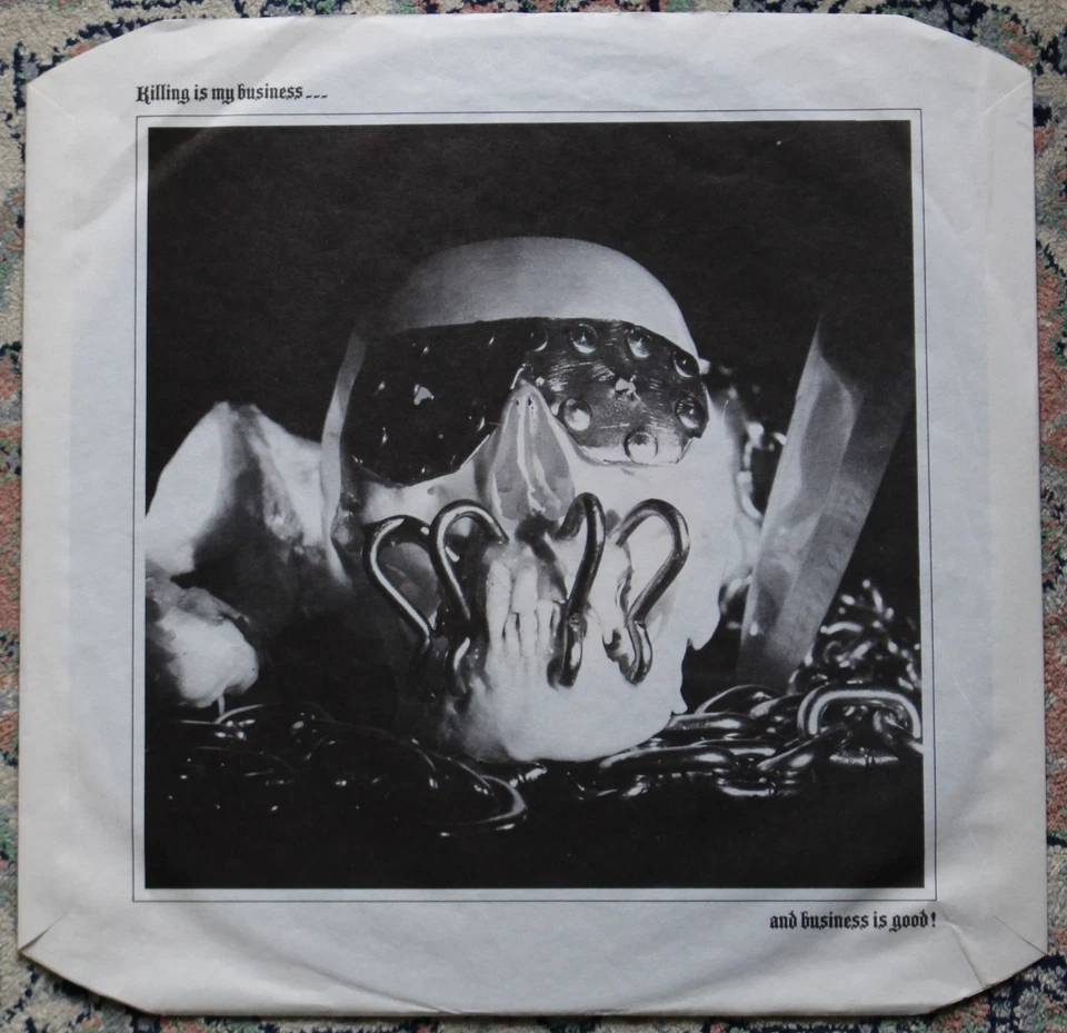 MEGADETH - KILLING IS MY BUSINESS.. LP '85 - RR9786 - Thrash Metal - Annihilator - Image 4 of 4