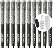 Golf Pride MCC Plus4 Align Max Midsize Grip - Set of 10 with Grip Kit Included