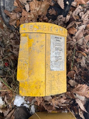Fire Alarm Emergency Telephone Call Box WESTERN ELECTRIC  Old Phone