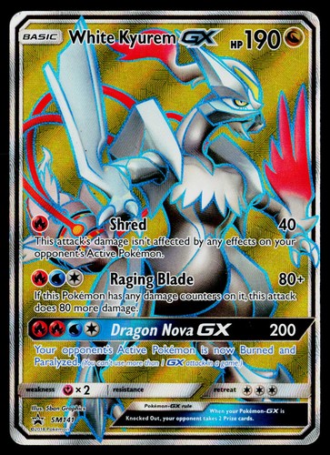 SM Promos #SM141 White Kyurem GX