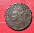 1869 US Indian Head Cent! VF Details! Semi Key Date! Old US Coin!