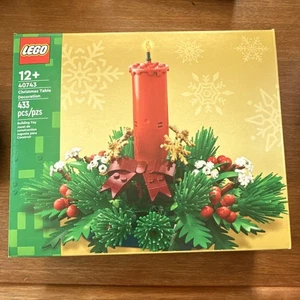 LEGO Décoration de table de Noël 40743 ensemble 433pcs Décor saisonnier des vacances