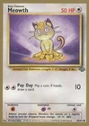 Damaged Meowth - 56/64 - Gold Border Promo Pokemon Miscellaneous Promos