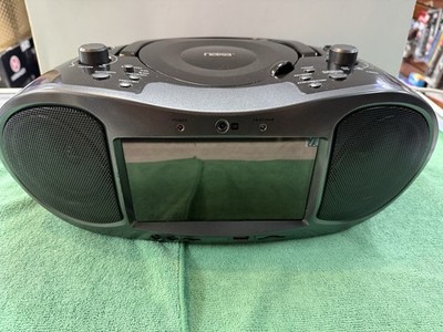 Naxa NDL-256 DVD CD Player Boombox Bluethood AM/FM Radio USB/SD/SDHC AUX Mic