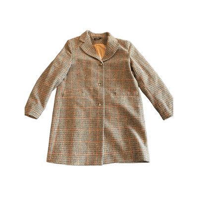 Lauren Ralph Lauren Women's Plaid Wool-Blend Coat - Size 18