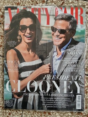 Vanity Fair 2016 George Clooney Amal Alamuddin Vintage Magazin aus Sammlung 