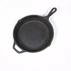 Vintage Lodge USA 8SK Cast Iron Skillet Fry Pan 10 3/8" – Double Handle