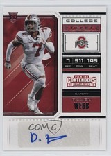 2018 Panini Contenders Draft Picks College Ticket Damon Webb #245 Auto