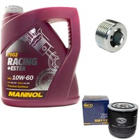 MotoröL ÖLfilter SM112 10W60 4Liter + ÖLablassschraube FüR Lancia Dedra Delta