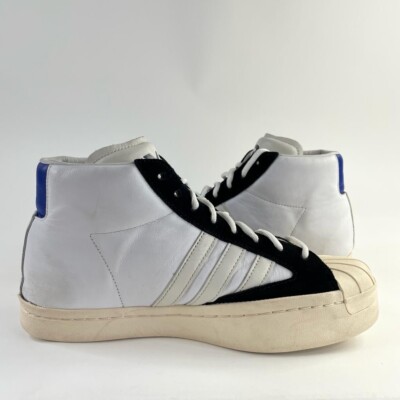 Adidas Y-3 Shoe 7 White Black Men Yohji Yamamoto Pro Leather High