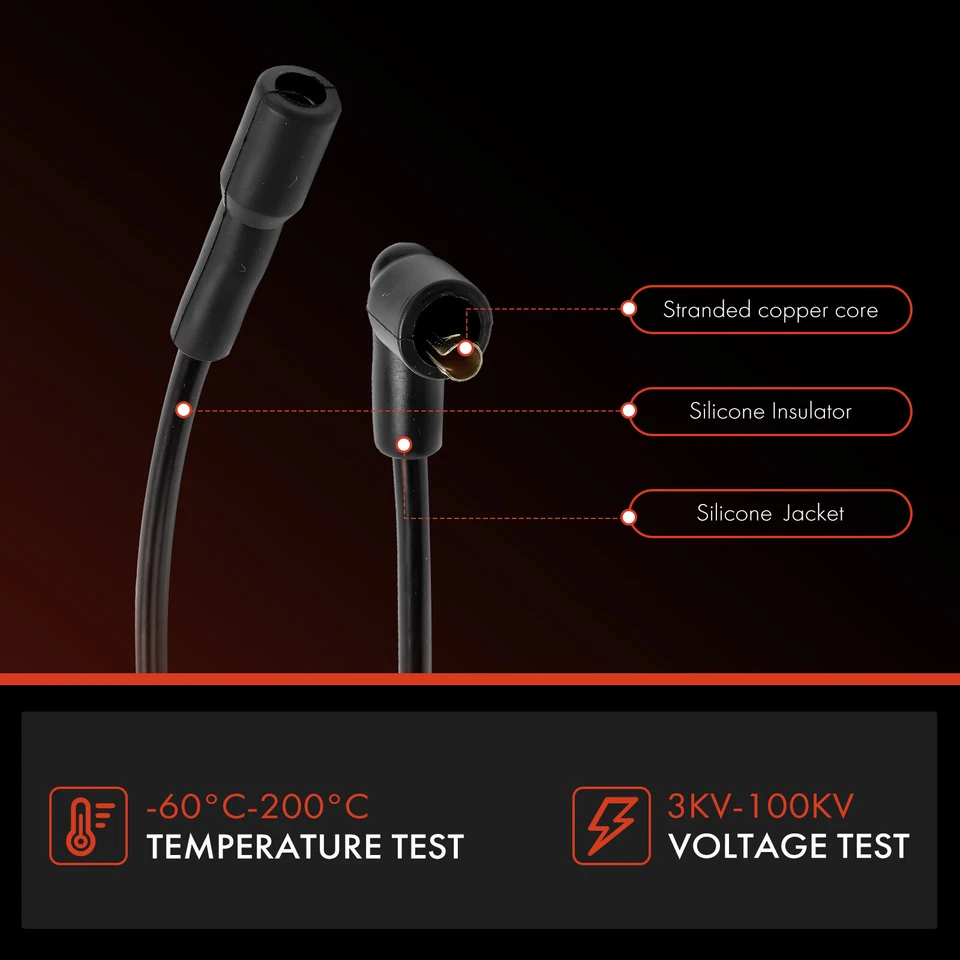 9 peças conjuntos de fios de vela de ignição para Buick Century Electra Centurion LeSabre Skylark - Imagem 4 de 4