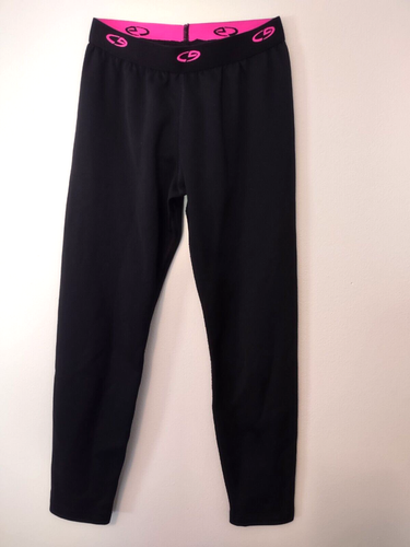 Champion G9 Girls Pink Black 2-pc Pants Top Athletic Layering Set S Thermal - Picture 7 of 17