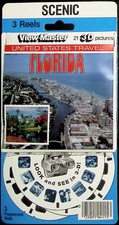 1974 FLORIDA The Peninsula State 3d View-Master 3 Reel Packet NEW SEALED