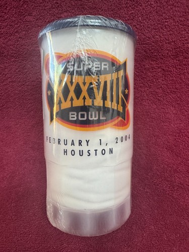 2004 Super Bowl T-Shirt & Plastikbecher. - Bild 1 von 2