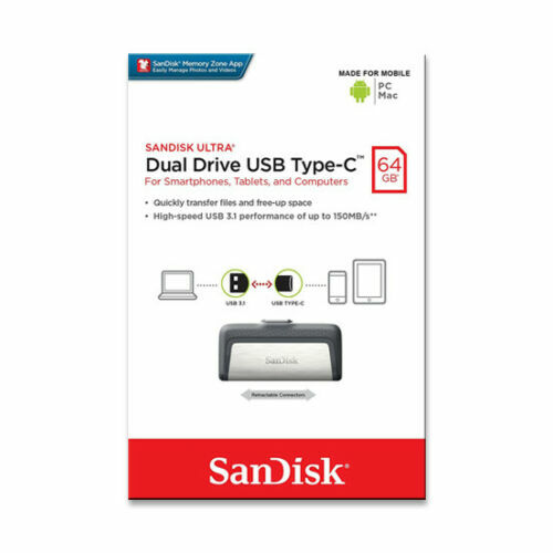 SanDisk Ultra Dual Drive 32GB 64GB 128GB 256GB USB Flash Drive TYPE-C USB-C AU - Picture 6 of 11